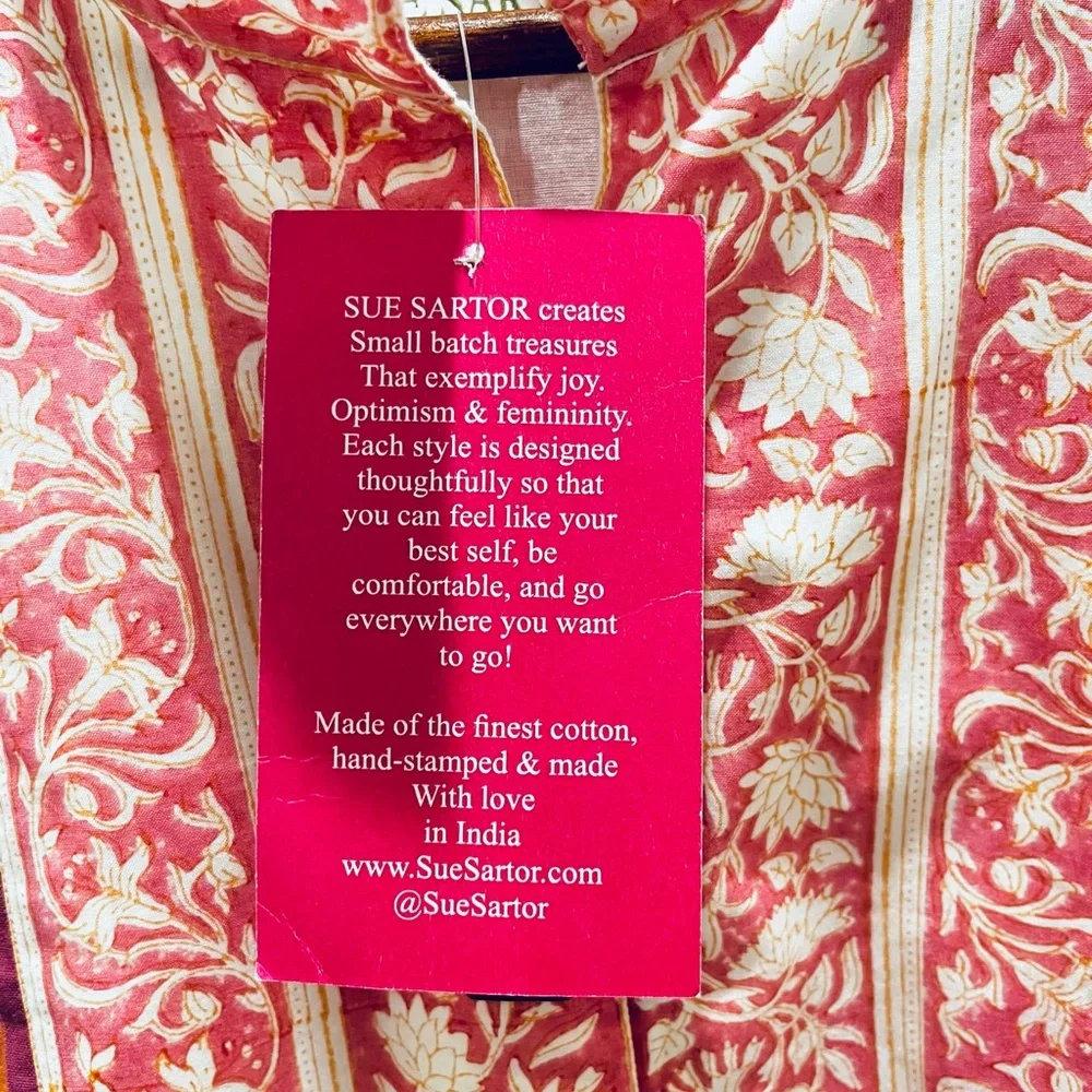 Sue Sartor Anthropologie Mini Dress NWT 1X - Picture 5 of 6